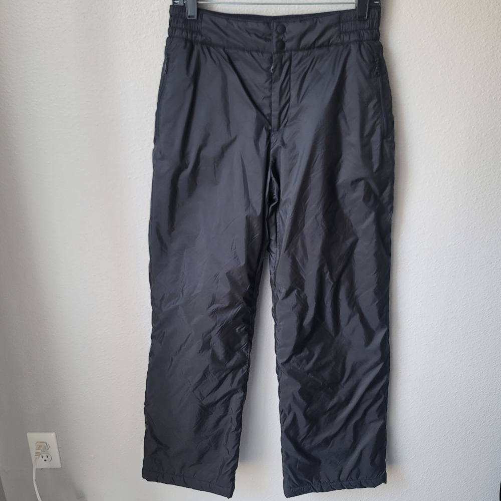 NWT Aerie Chillside Water Resistant Snow Puffer Pants, Size Medium, Color Black - Picture 4 of 12